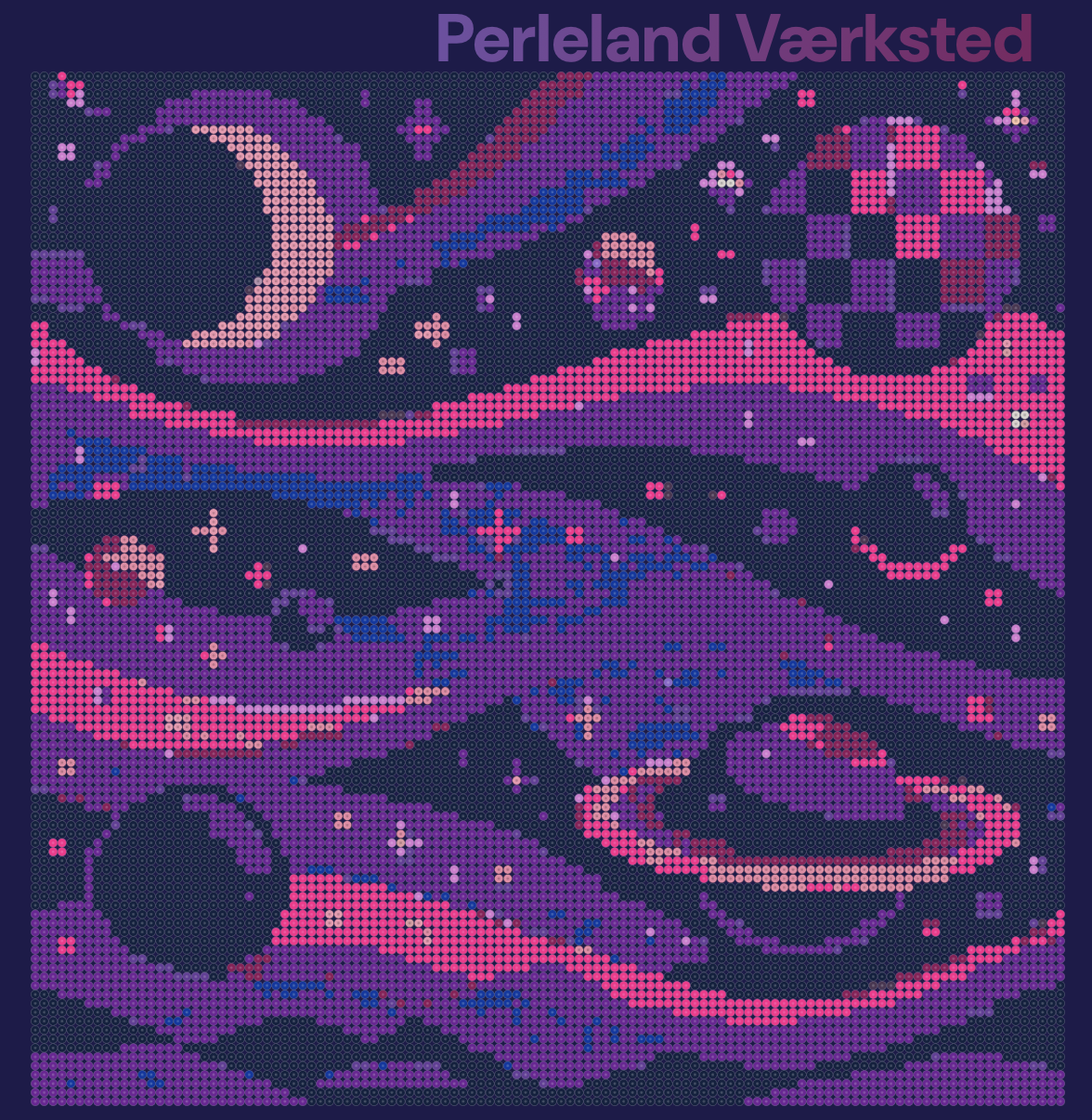 Lilla univers – bead pattern