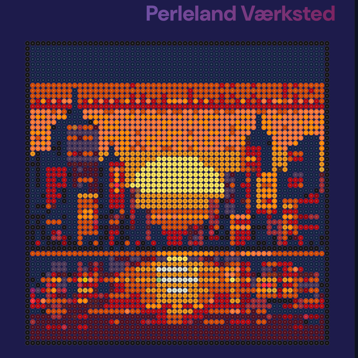 Skyline – perleplade mønster