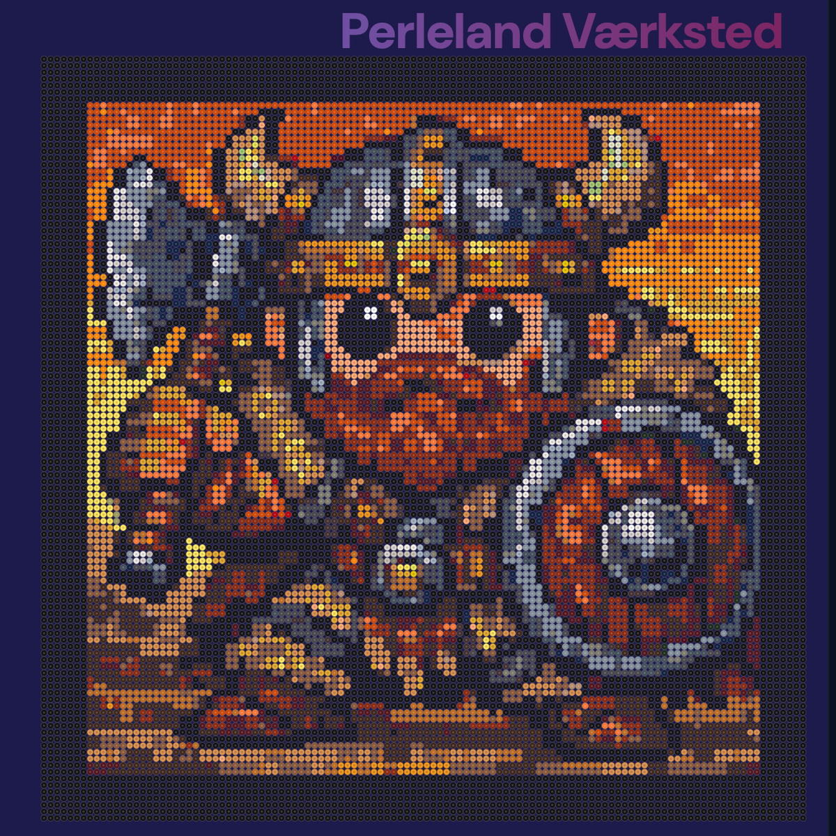 Viking – perleplade mønster